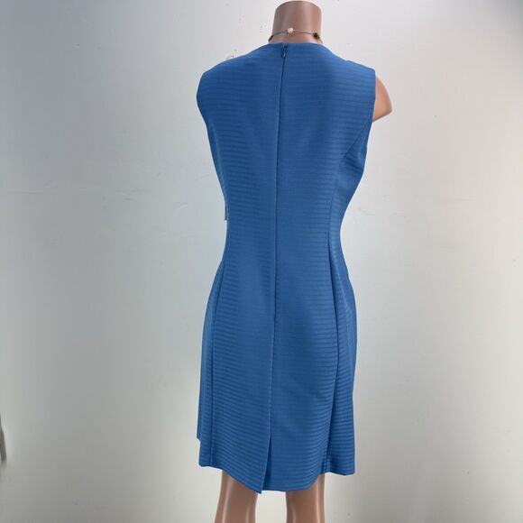 NWT WOMEN'S SZ 8 ALEX MARIE SLEEVELESS BLUE DRESS MULHOLLARD * $129 - Picture 5 of 17